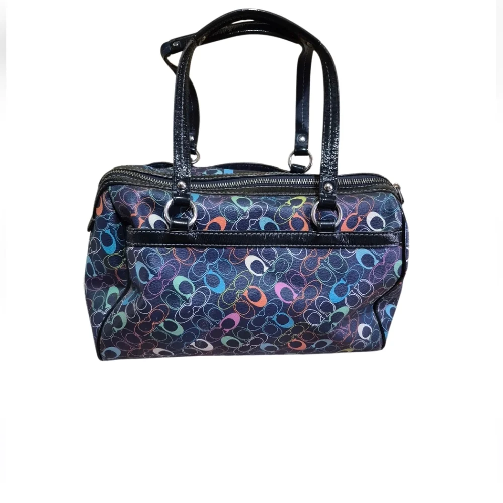 Coach Multicolor Signature Satchel - Picture 2 of 8